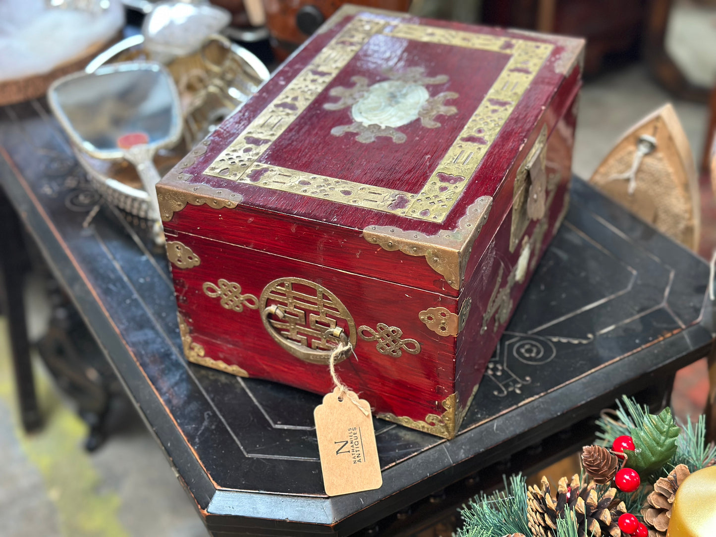 Decorative Chinese Jewellery Box - Nathaniel’s Antiques
