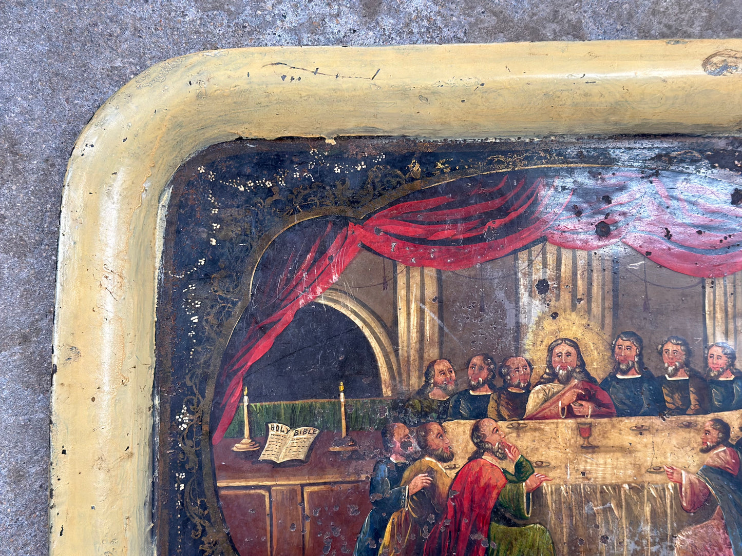 Toleware Serving Tray - Nathaniel’s Antiques