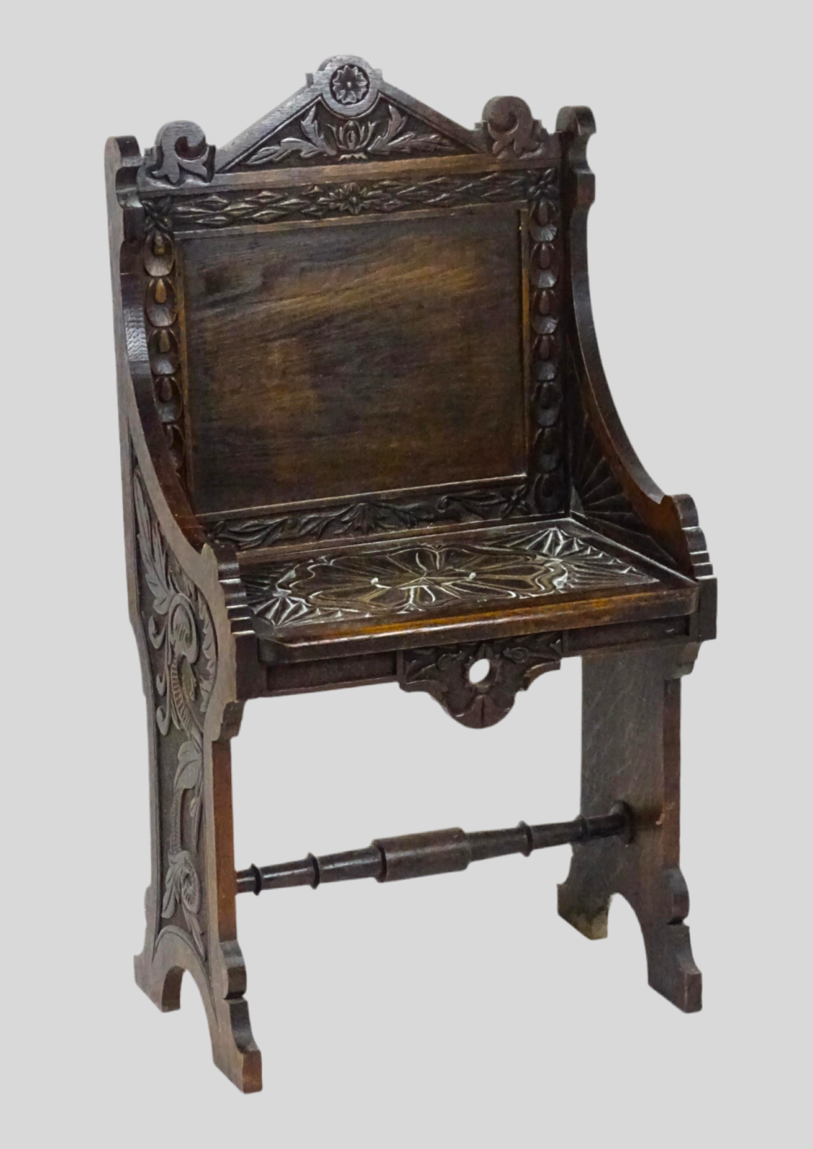 Victorian Carved Oak Chair - Nathaniel’s Antiques