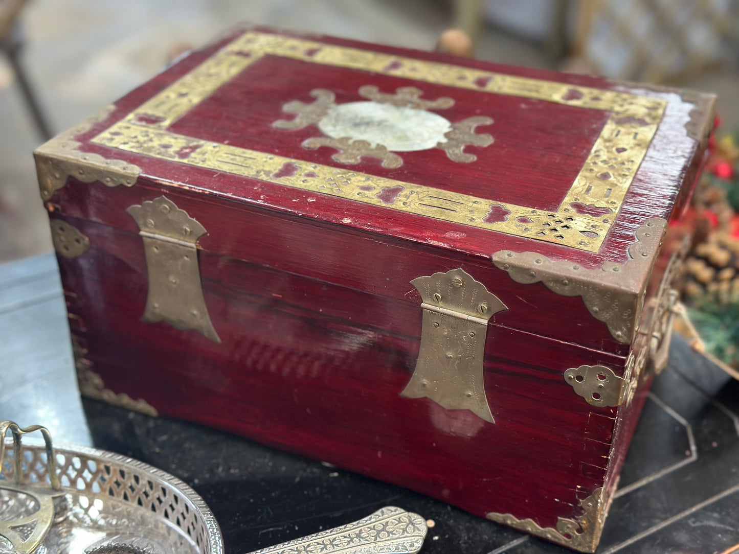 Decorative Chinese Jewellery Box - Nathaniel’s Antiques