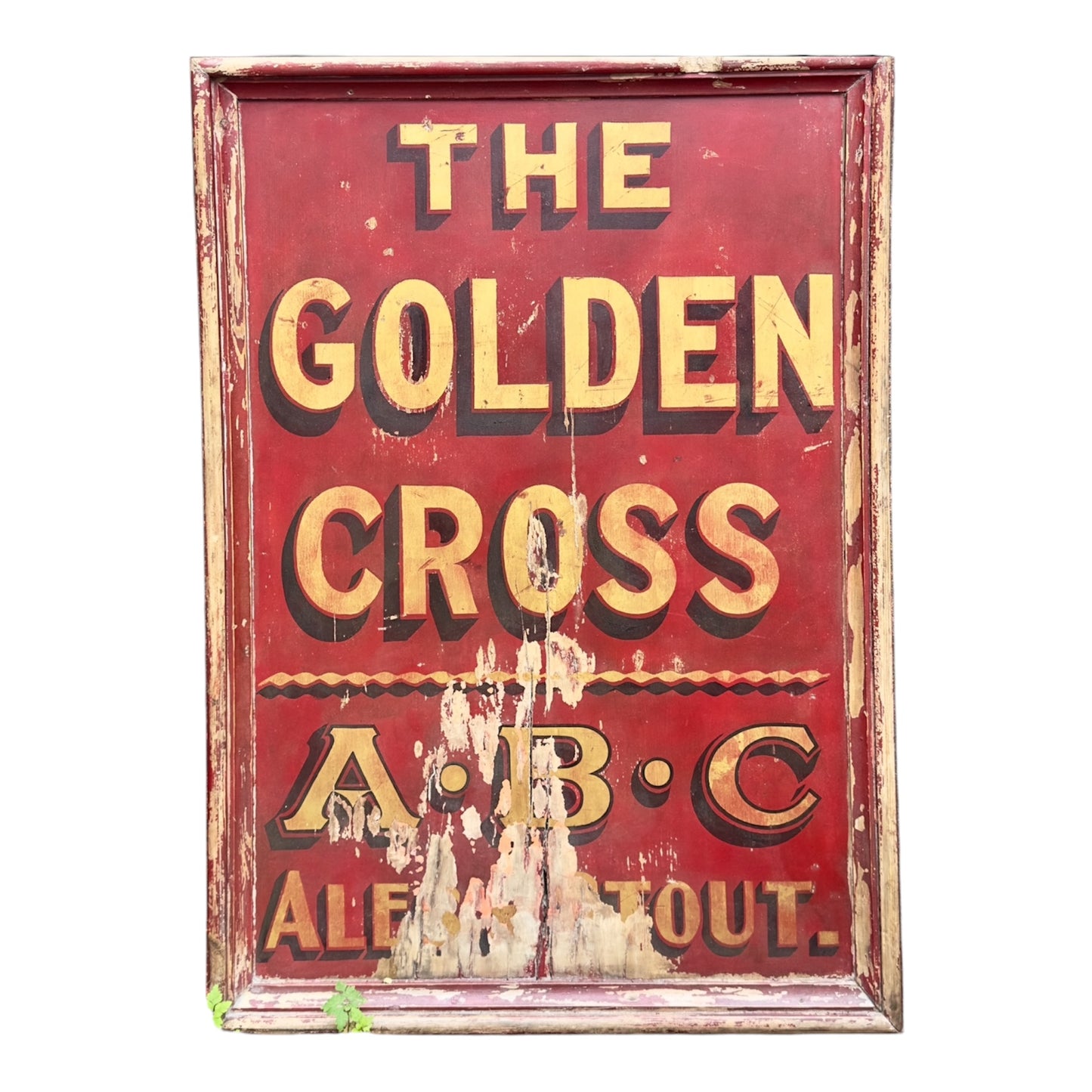 Hanging Wooden Pub Sign - Nathaniel’s Antiques