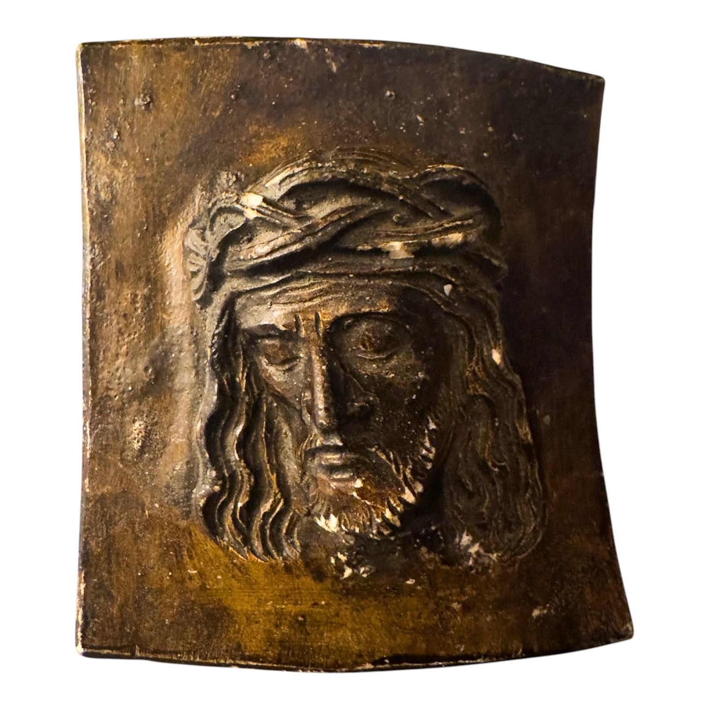Stone Resin Religious Icon - Nathaniel’s Antiques