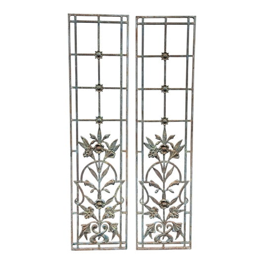 Pair of French Chateaux Door Panels