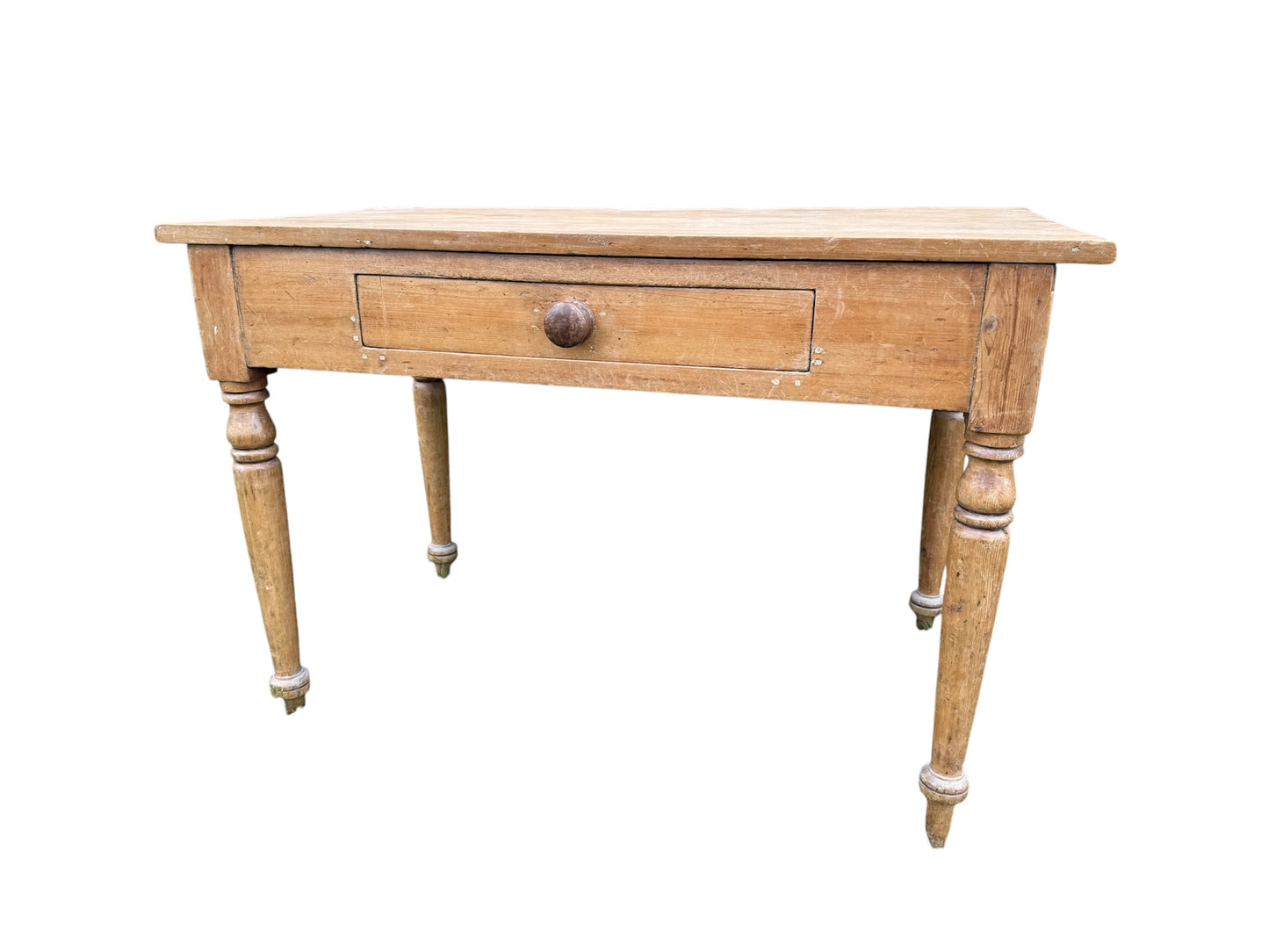 Victorian Pine Rustic Console Table